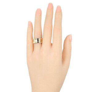 BVLGARI B.ZERO 3 Bands Ring Be zero one K18 yellow gold #4.9(US Size)